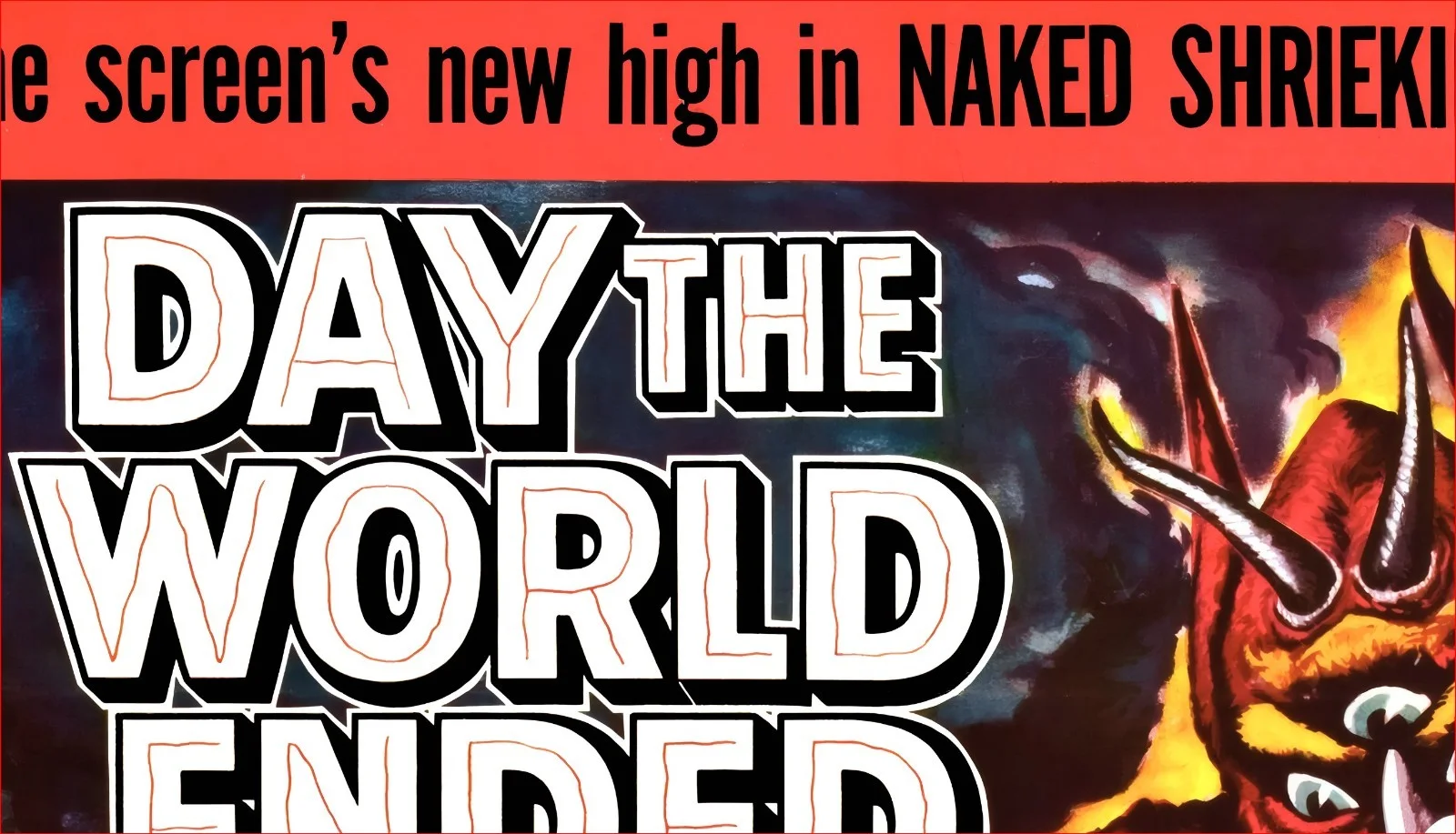 The Day the World Ended - 1955 Sci-fi Restored 27.2" x 41" US One Sheet Poster, image 4