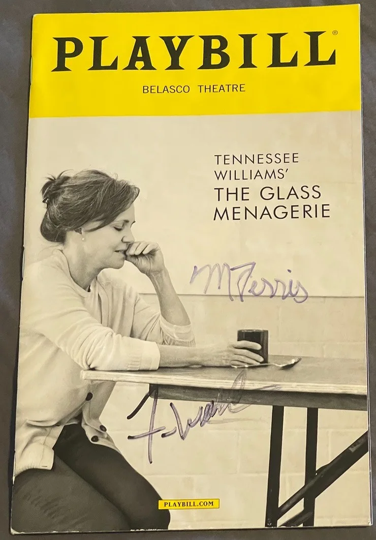 Sally Field, Joe Mantello, Finn Wittrock, Madison Ferris — "The Glass Menagerie" Broadway Playbill Signed By Finn Wittrock & Madison Ferris