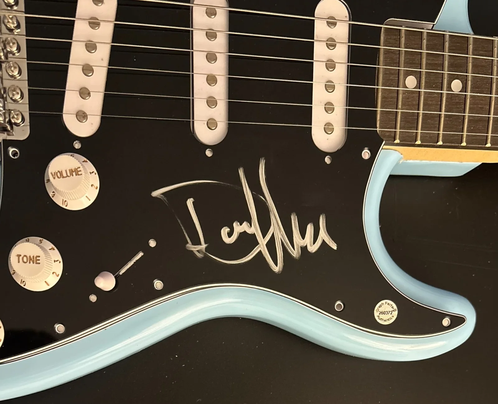 GFA Enuff Z'Nuff Singer * DONNIE VIE * Signed Electric Guitar COA, image 5