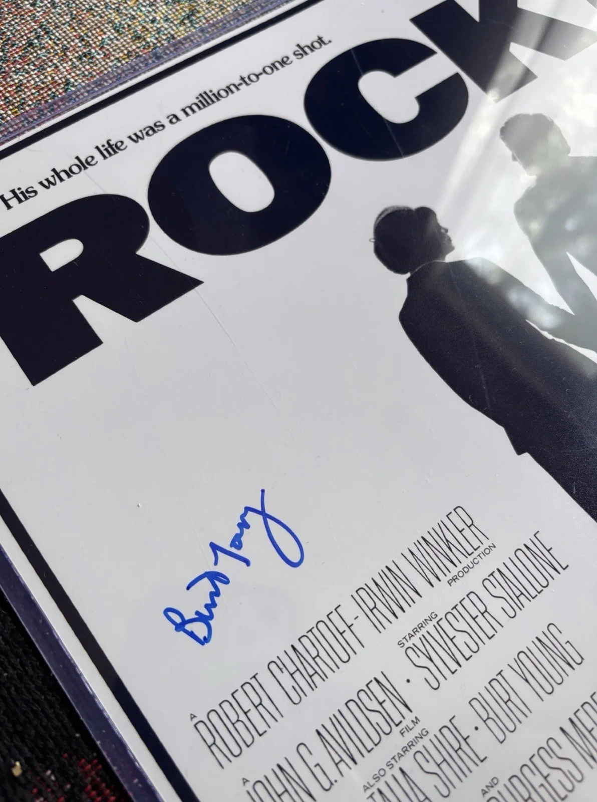 Autographed Burt Young Rocky Photo 11x14 JSA Certified, image 2