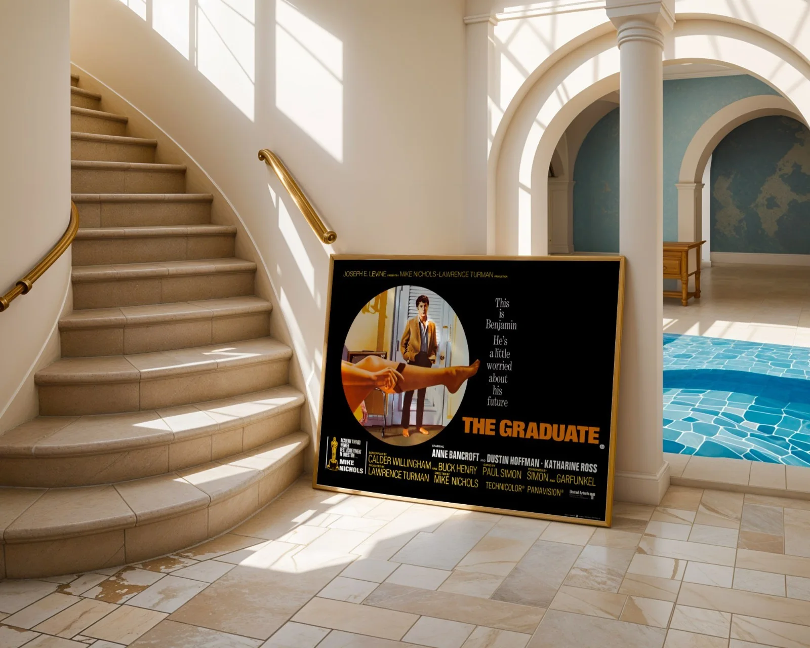 The Graduate - 1967 Comedy Romance Restored 30" x 40" UK Quad Poster, image 4