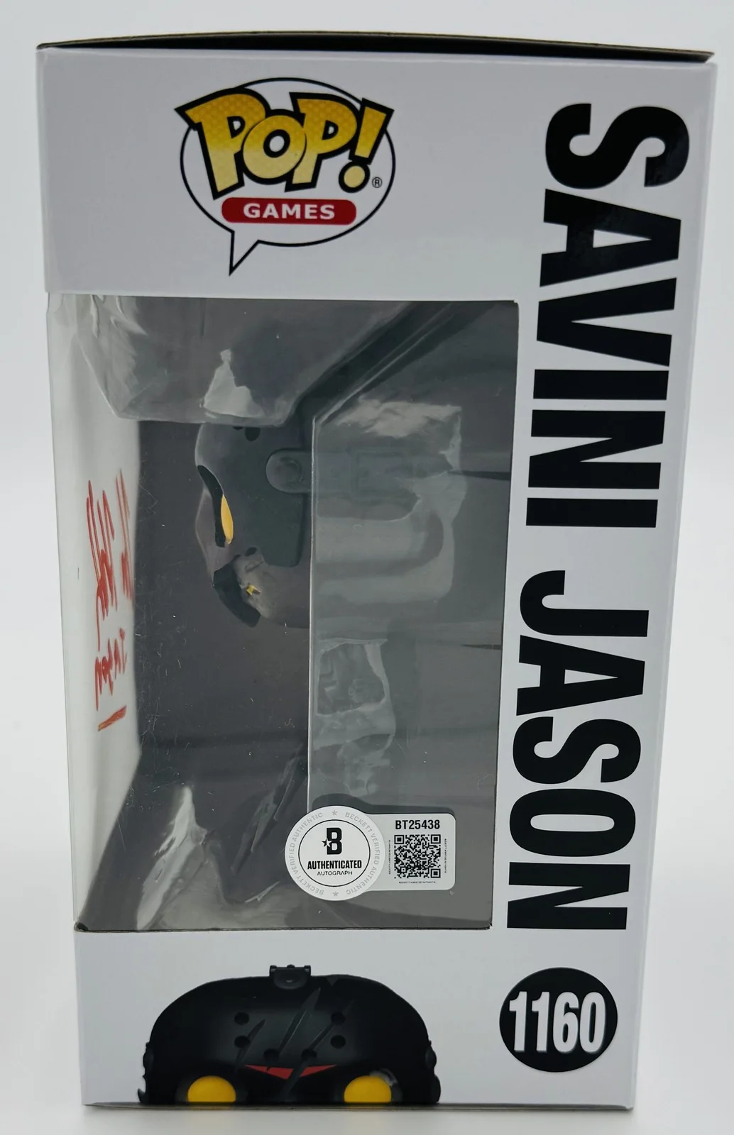 Kane Hodder — Kane Hodder Signed Savini Jason Funko Pop 1160 Friday The 13th Autograph BAS 438, изображение 2