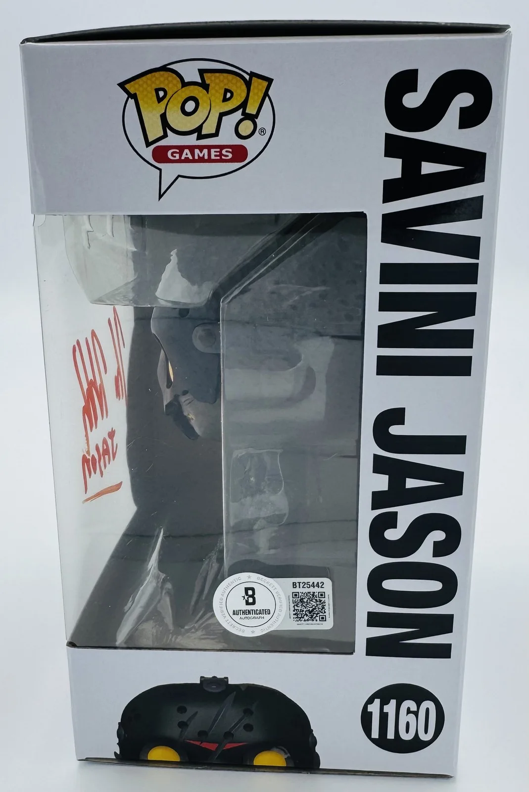 Kane Hodder — Kane Hodder Signed Savini Jason Funko Pop 1160 Friday The 13th Autograph BAS 442, image 2