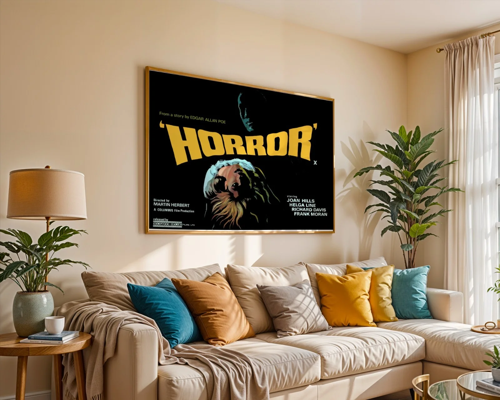 Horror - 1963 Italian Drama Horror Restored 30" x 40" UK Quad Poster, изображение 5