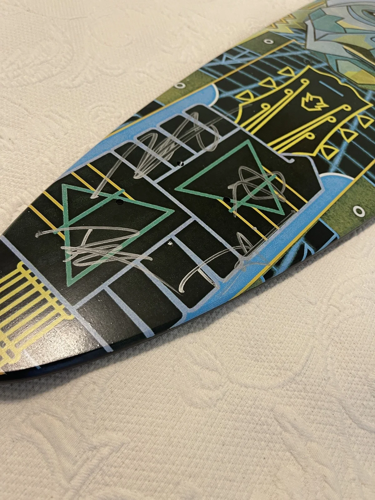 Clutch Rare Signed Limited Earth Rocker Skateboard Longboard Deck #79/250, изображение 2