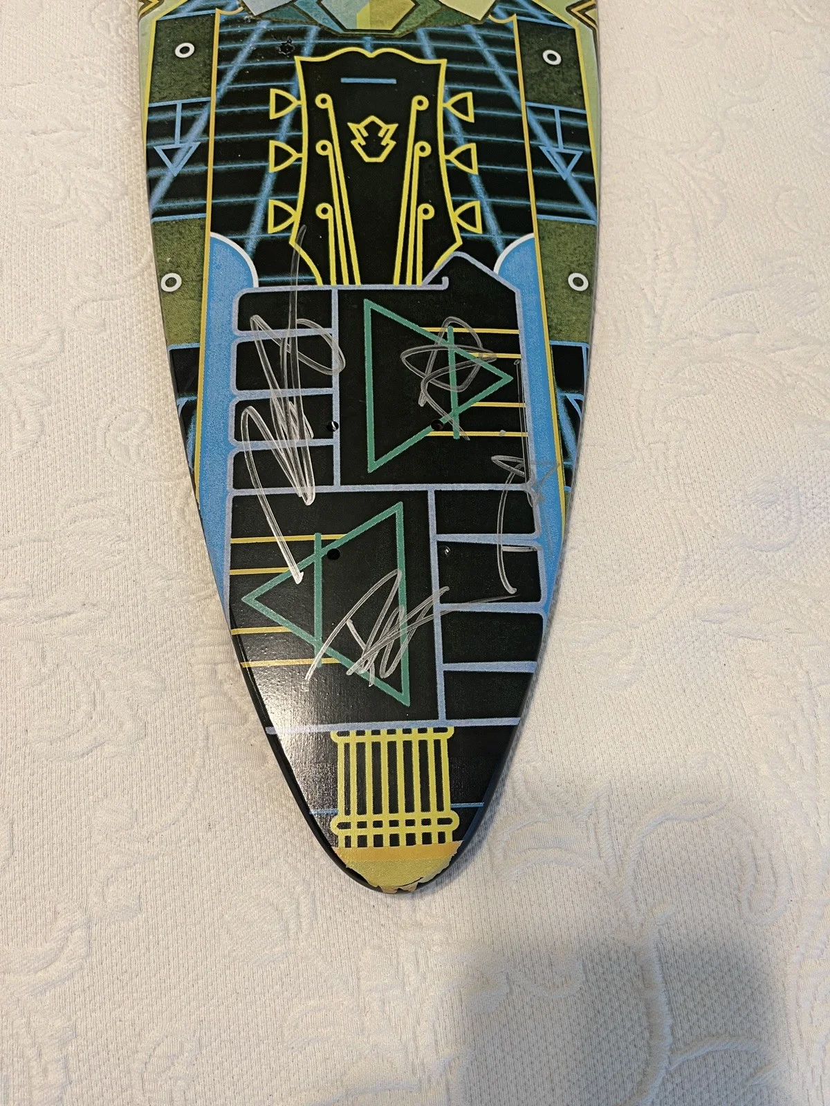 Clutch Rare Signed Limited Earth Rocker Skateboard Longboard Deck #79/250, изображение 3