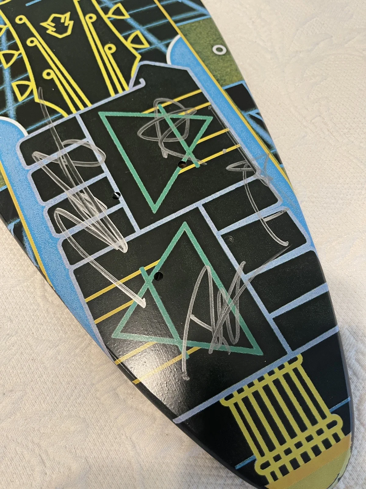 Clutch Rare Signed Limited Earth Rocker Skateboard Longboard Deck #79/250, изображение 4