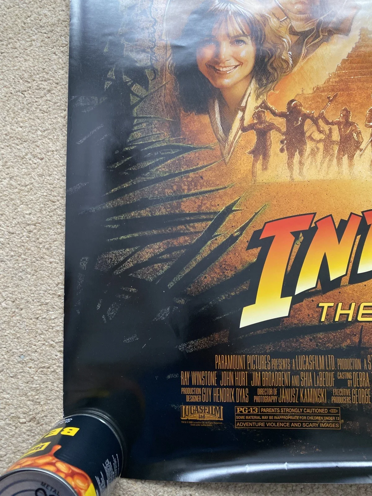 Indiana Jones and The Kingdom of The Crystal Skull Original One Sheet Poster, изображение 5