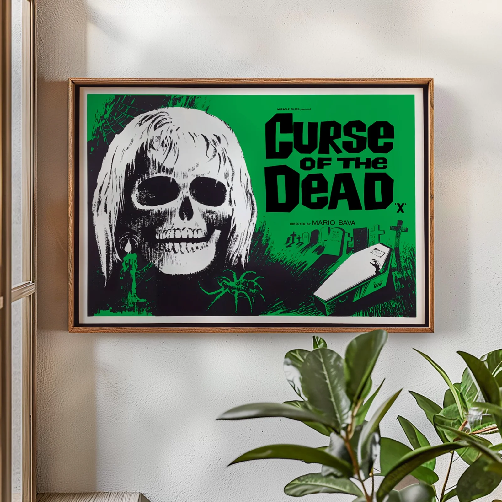 Curse of the Dead - 1966 Italian Horror Restored 30" x 40" UK Quad Poster, изображение 2
