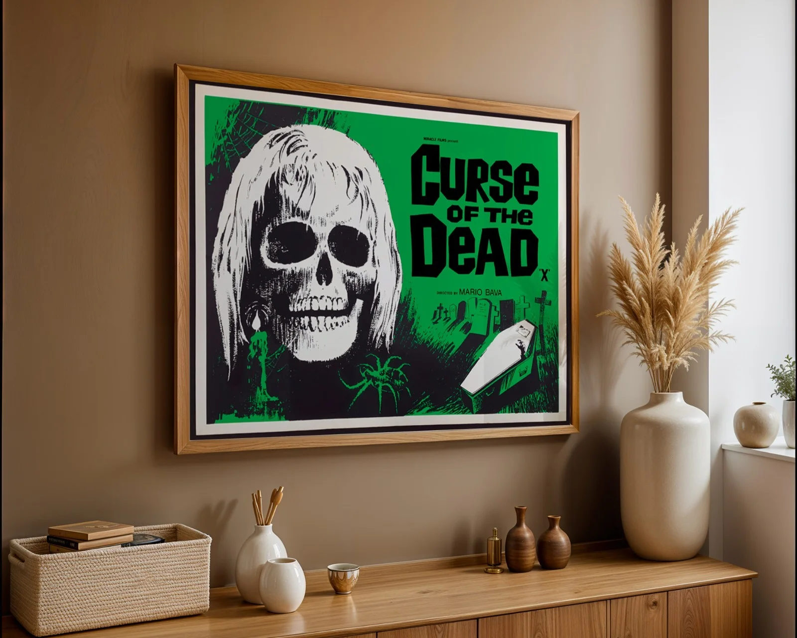 Curse of the Dead - 1966 Italian Horror Restored 30" x 40" UK Quad Poster, изображение 3