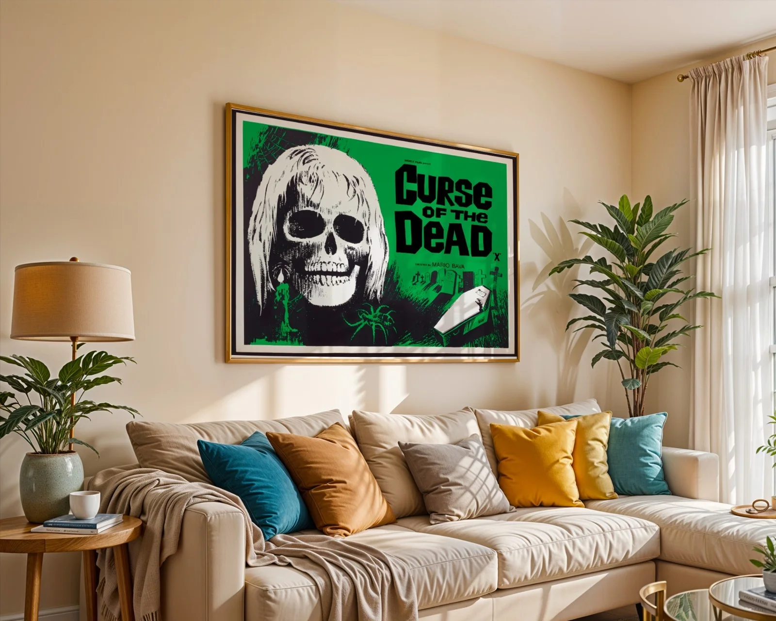 Curse of the Dead - 1966 Italian Horror Restored 30" x 40" UK Quad Poster, изображение 5