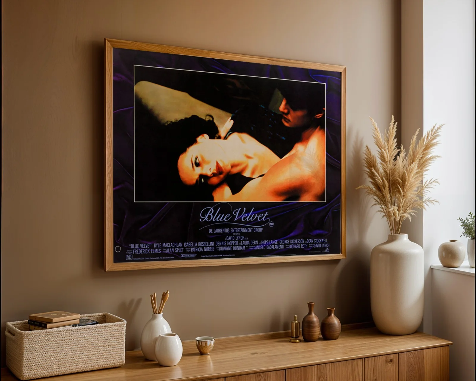 Blue Velvet - 1986 Avant Garde Crime Mystery Restored 30" x 40" UK Quad Poster, изображение 3