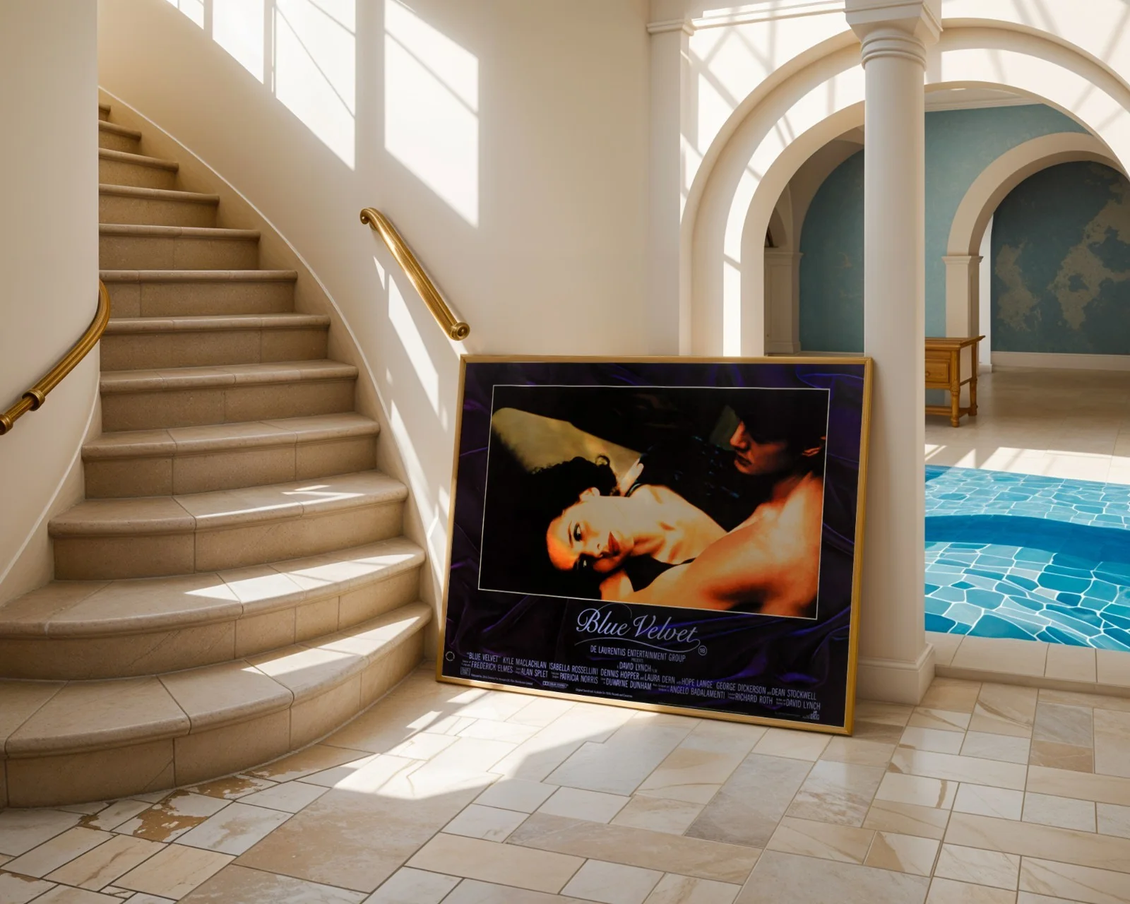 Blue Velvet - 1986 Avant Garde Crime Mystery Restored 30" x 40" UK Quad Poster, изображение 4