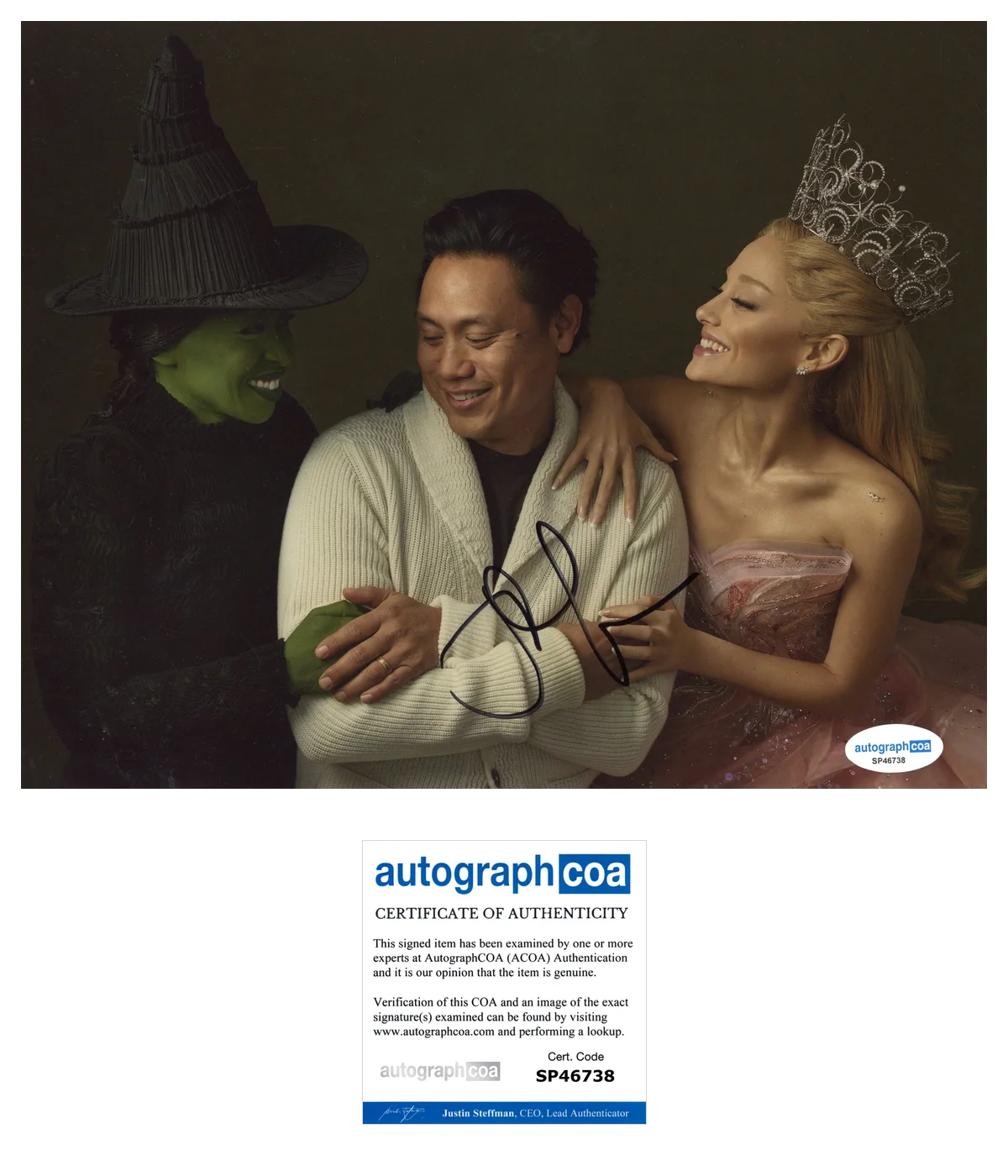 Jon Chu Wicked Autographed Signed 8x10 Photo ACOA, image 2