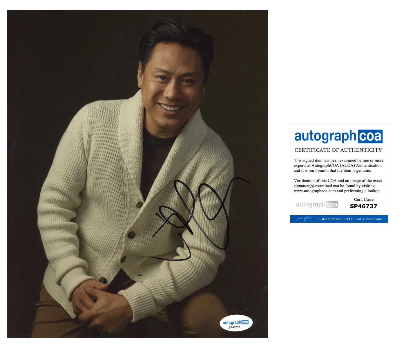 Jon Chu Wicked Autographed Signed 8x10 Photo ACOA, image 2