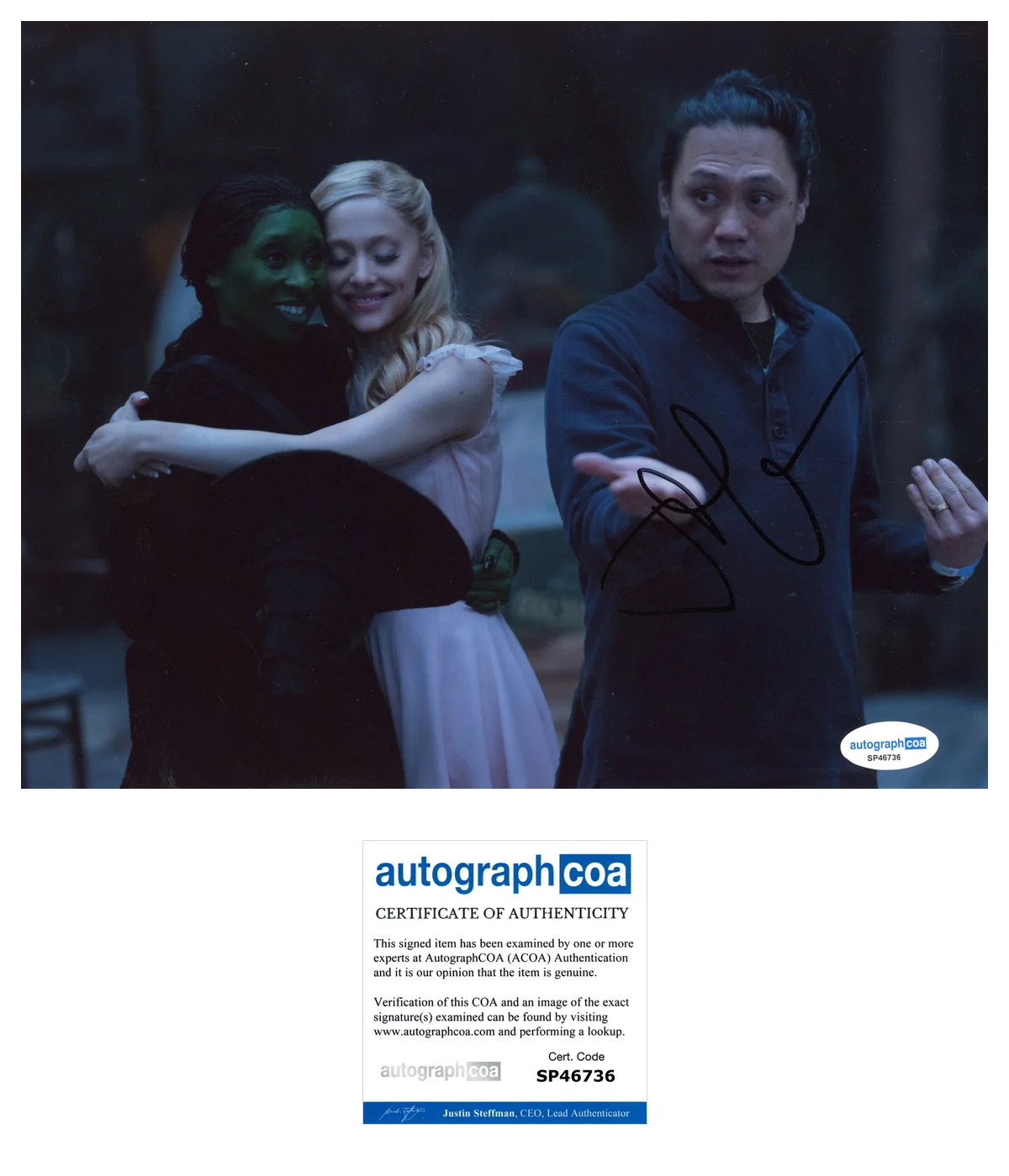Jon Chu Wicked Autographed Signed 8x10 Photo ACOA, image 2