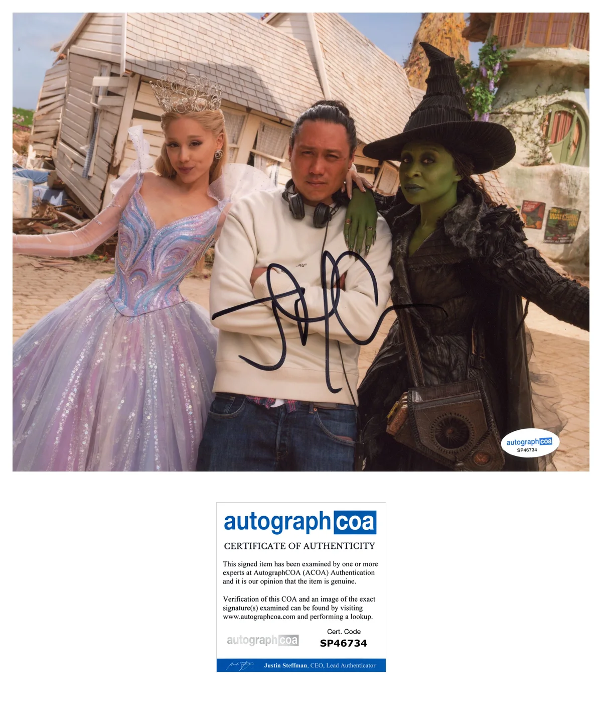 Jon Chu Wicked Autographed Signed 8x10 Photo ACOA, image 2