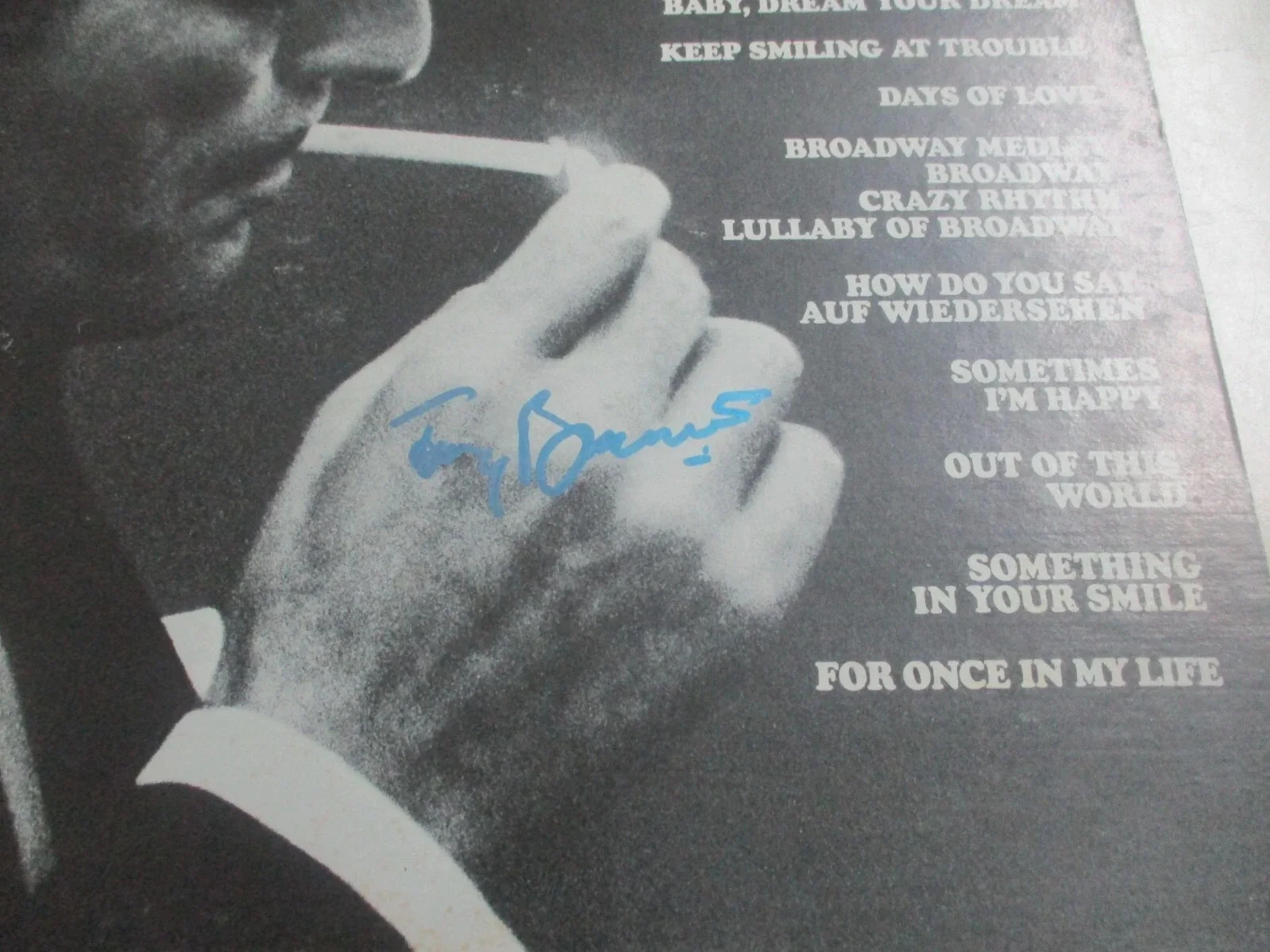 TONY BENNETT (RIP) authentic signed/autographed vinyl record album-JSA CERTIFIED, image 4