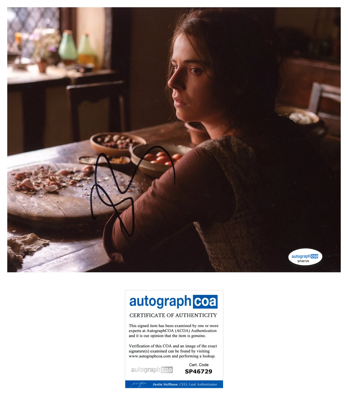 Jessie Buckley Hamnet Autographed Signed 8x10 Photo ACOA, image 2