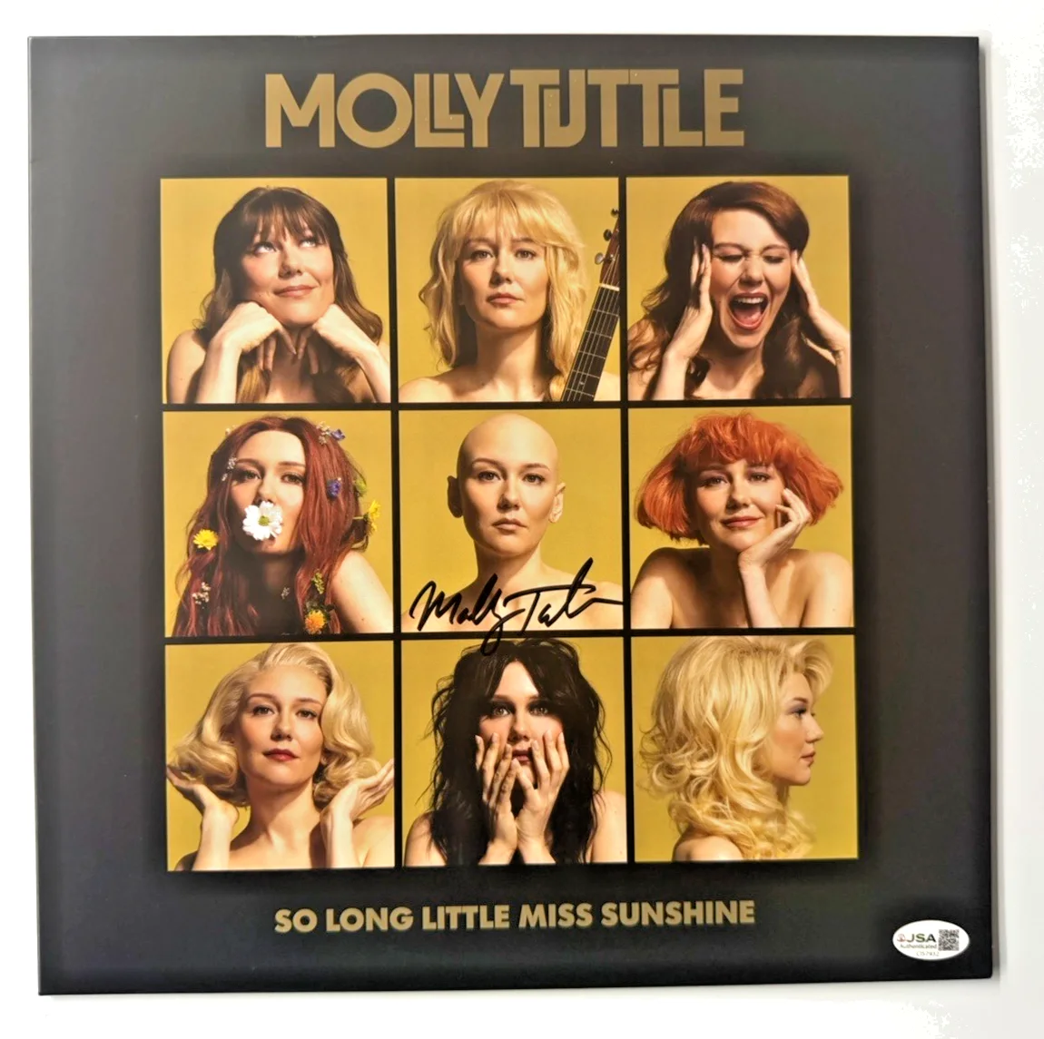 Molly Tuttle — Molly Tuttle Signed Vinyl LP So Long Little Miss Sunshine Pink JSA COA Auto, image 2