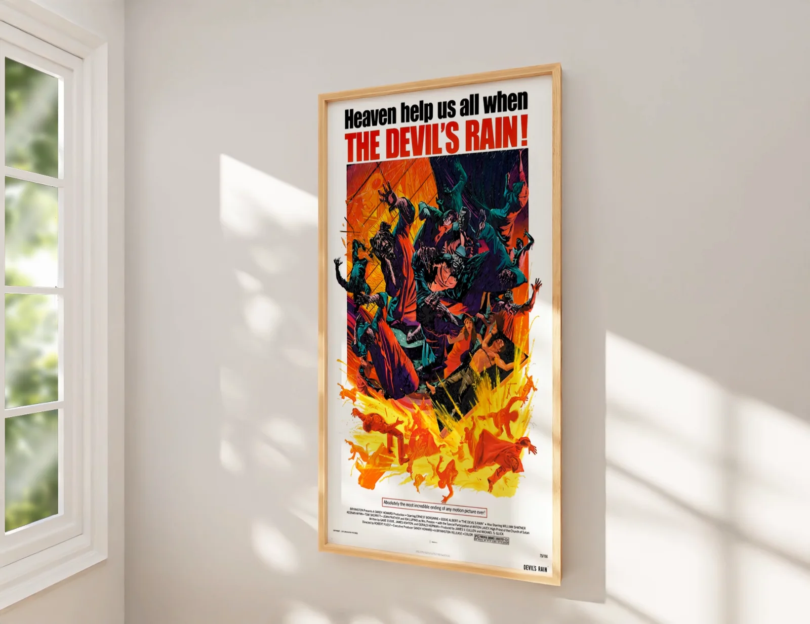 The Devil's Rain - 1975 Horror Suspense Film 27.2" x 41" US One Sheet Poster, image 2