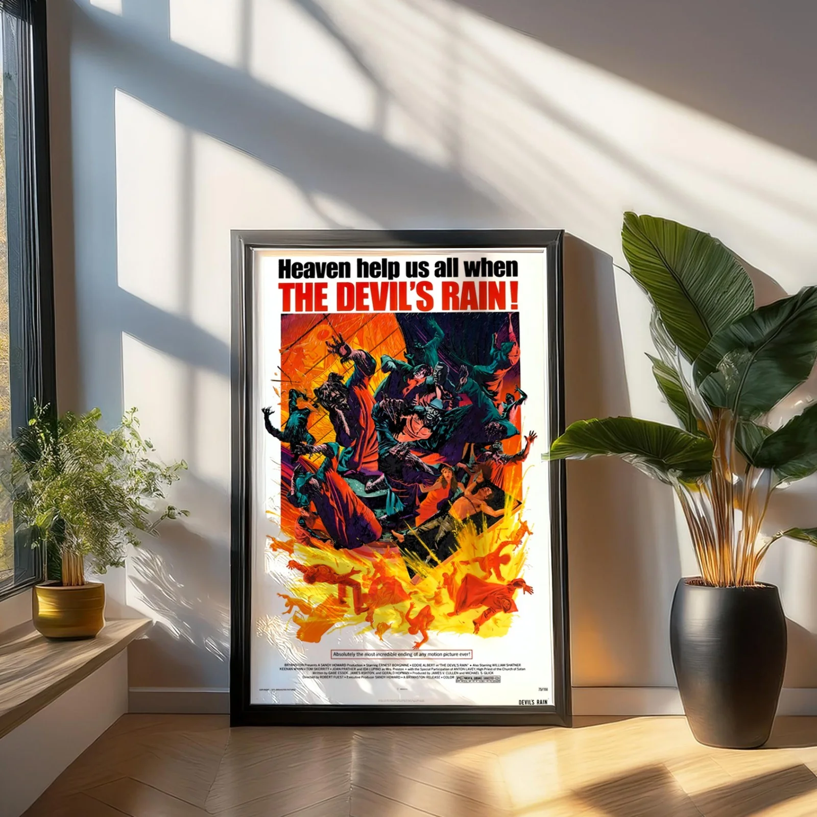 The Devil's Rain - 1975 Horror Suspense Film 27.2" x 41" US One Sheet Poster, image 3