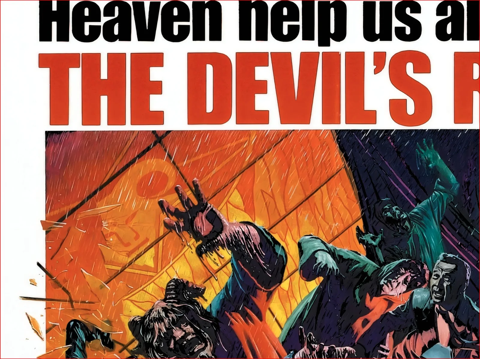 The Devil's Rain - 1975 Horror Suspense Film 27.2" x 41" US One Sheet Poster, image 4