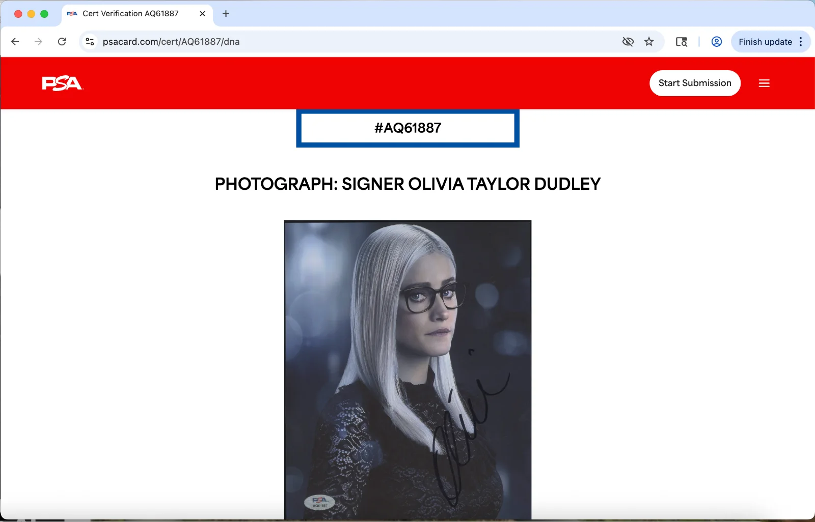 Olivia Taylor Dudley — Olivia Taylor Dudley signed 8x10 photo autograph PSA DNA The Magicians, image 3
