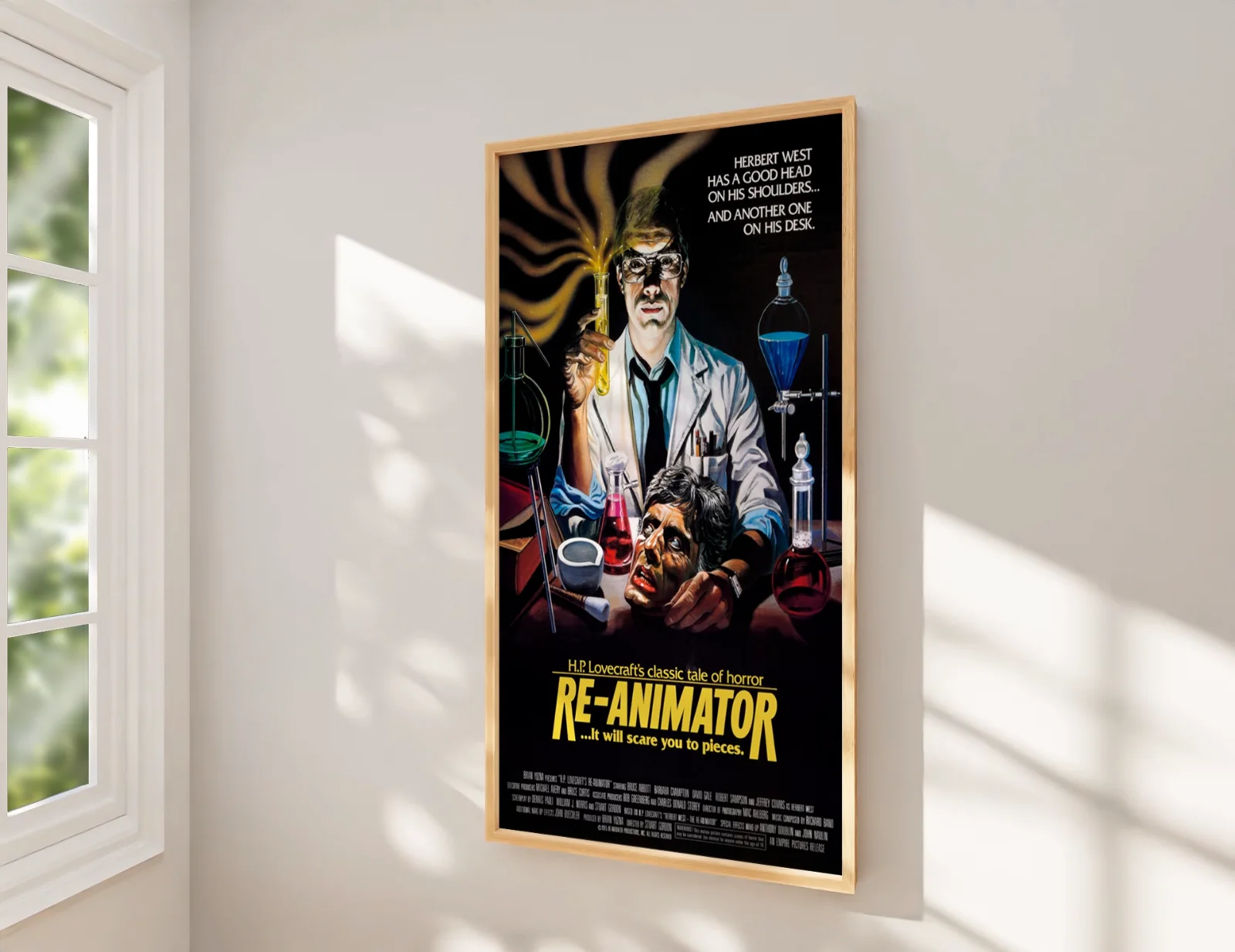 Re-Animator - 1985 Horror Sci-Fi Film 27.2" x 41" US One Sheet Poster, image 2