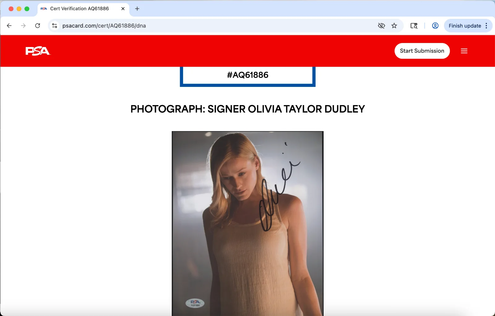 Olivia Taylor Dudley — Olivia Taylor Dudley signed 8x10 photo autograph PSA DNA The Vatican Tapes, изображение 3