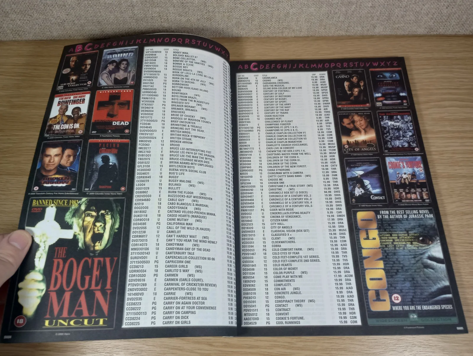 Pure Entertainment 3rd Edition VHS Catalogue Book 2000 Video City Notting Hill, изображение 5