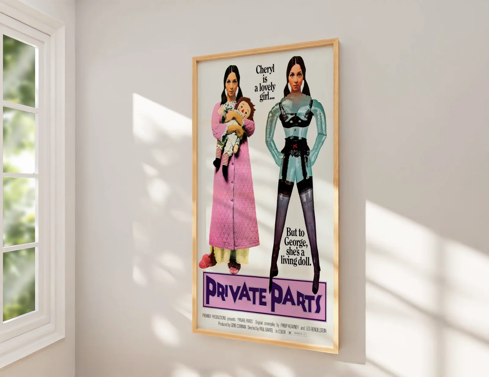 Private Parts - 1972 Sexploitation Thriller 27.2" x 41" US One Sheet Poster, изображение 2