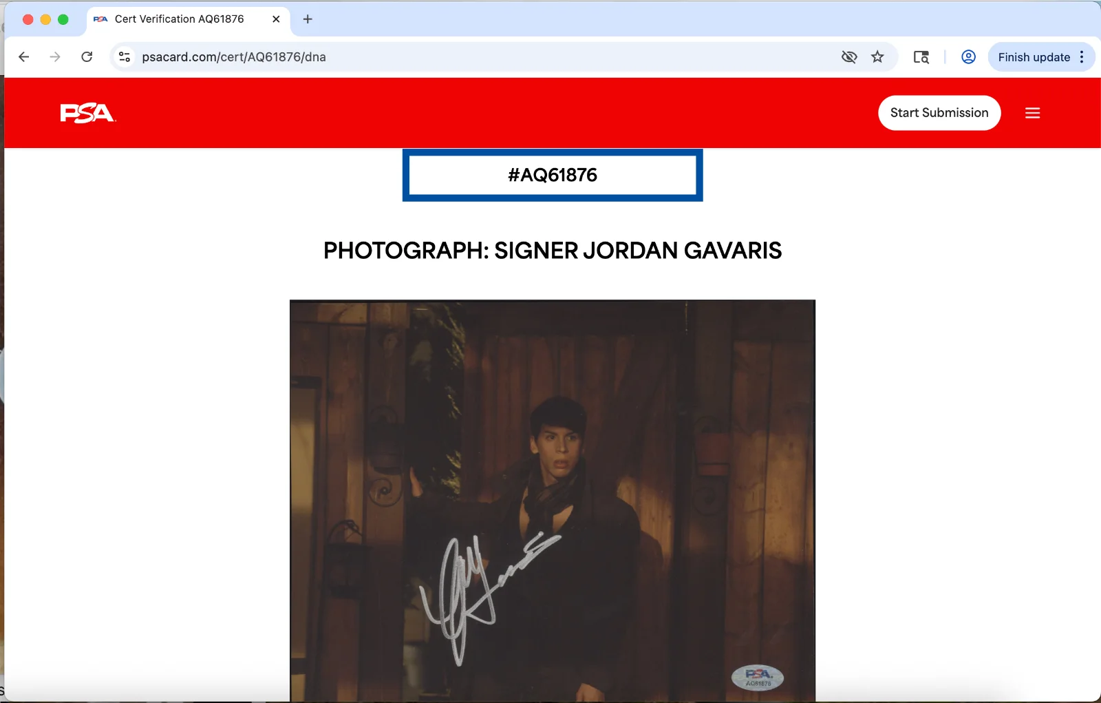 Jordan Gavaris — Jordan Gavaris signed 8x10 photo autograph PSA DNA Orphan Black, изображение 3