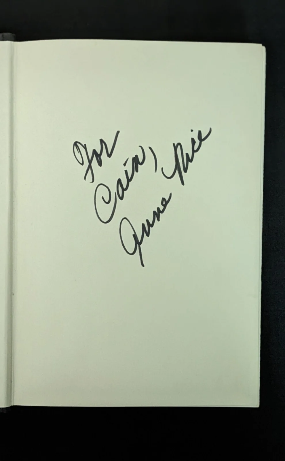 Anne Rice — Lasher x Anne Rice SIGNED 1st Ed, 1st Print HCDJ Excellent Shape Mayfair Witches, изображение 3