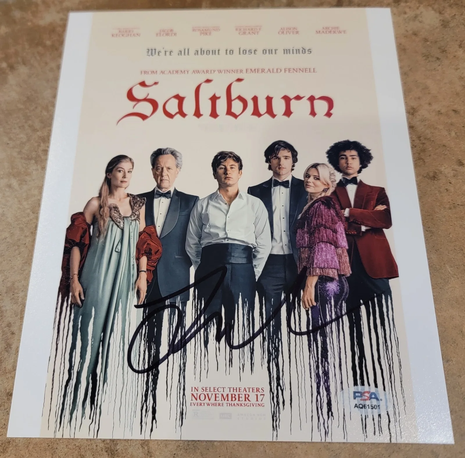 Emerald Fennell — Emerald Fennell signed 8x10 photo autograph PSA DNA director Saltburn B