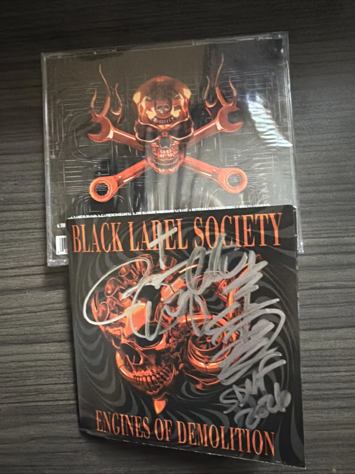 Black Label Society SIGNED AUTOGRAPH Engines Of Destruction CD! Keychain! RARE!, image 2
