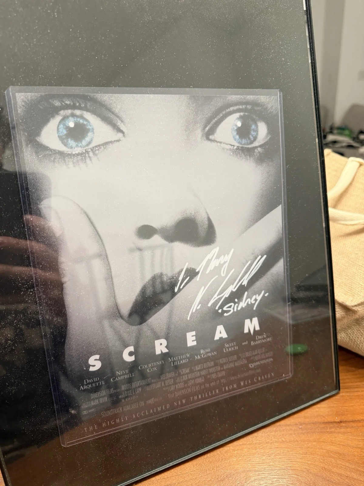 Skeet Ulrich Signed Scream Movie Poster Billy Loomis Autograph Horror, изображение 2