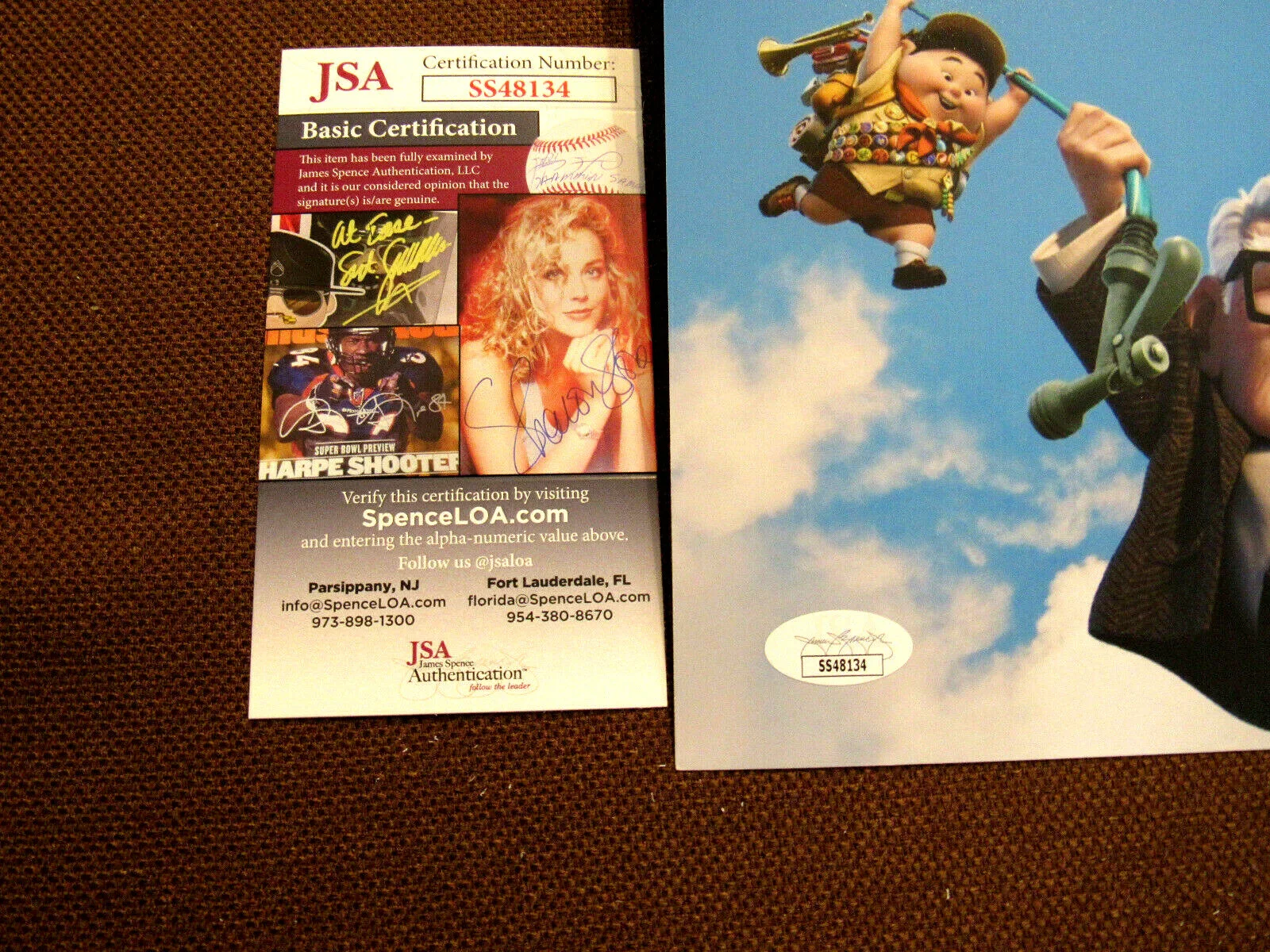 Ed Asner — ED ASNER " THE BEST OF LIFE " ACTOR DISNEY PIXAR UP MOVIE SIGNED AUTO PHOTO JSA, изображение 3