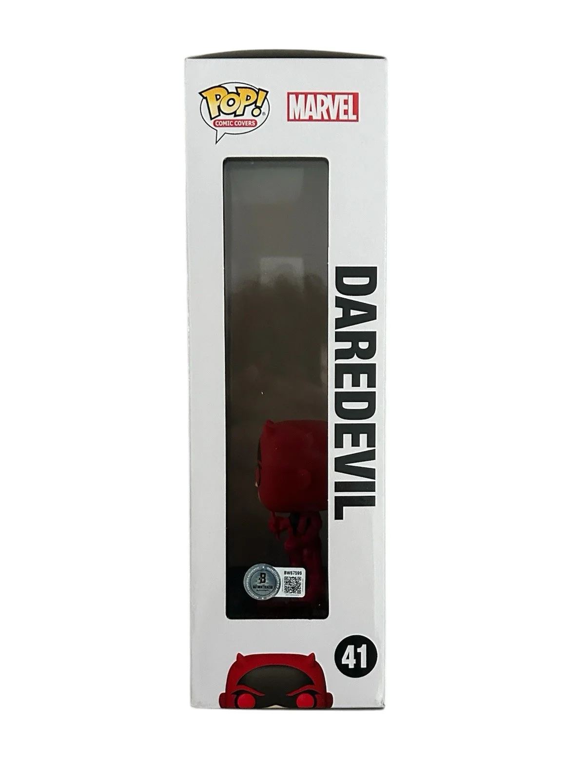 Charlie Cox — Charlie Cox Signed Autographed Daredevil Jumbo Funko Pop Comic Beckett COA, изображение 3