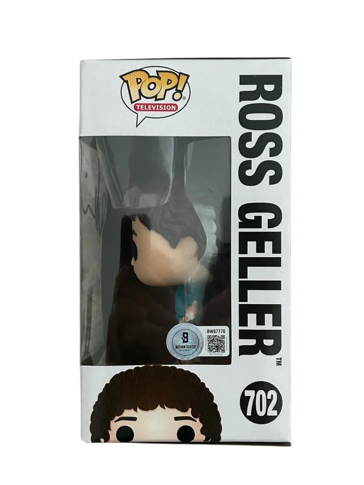 David Schwimmer ‘Friends’ Signed Funko Pop ‘Ross Geller’ Beckett COA Certified, изображение 3