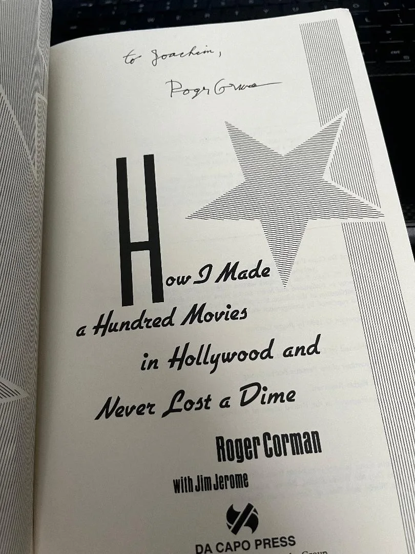 ROGER CORMAN INSCRIBED AUTOBIGRAPHY "HOW I MADE 100 MOVIES IN HOLLYWOOD." LN PB, изображение 2