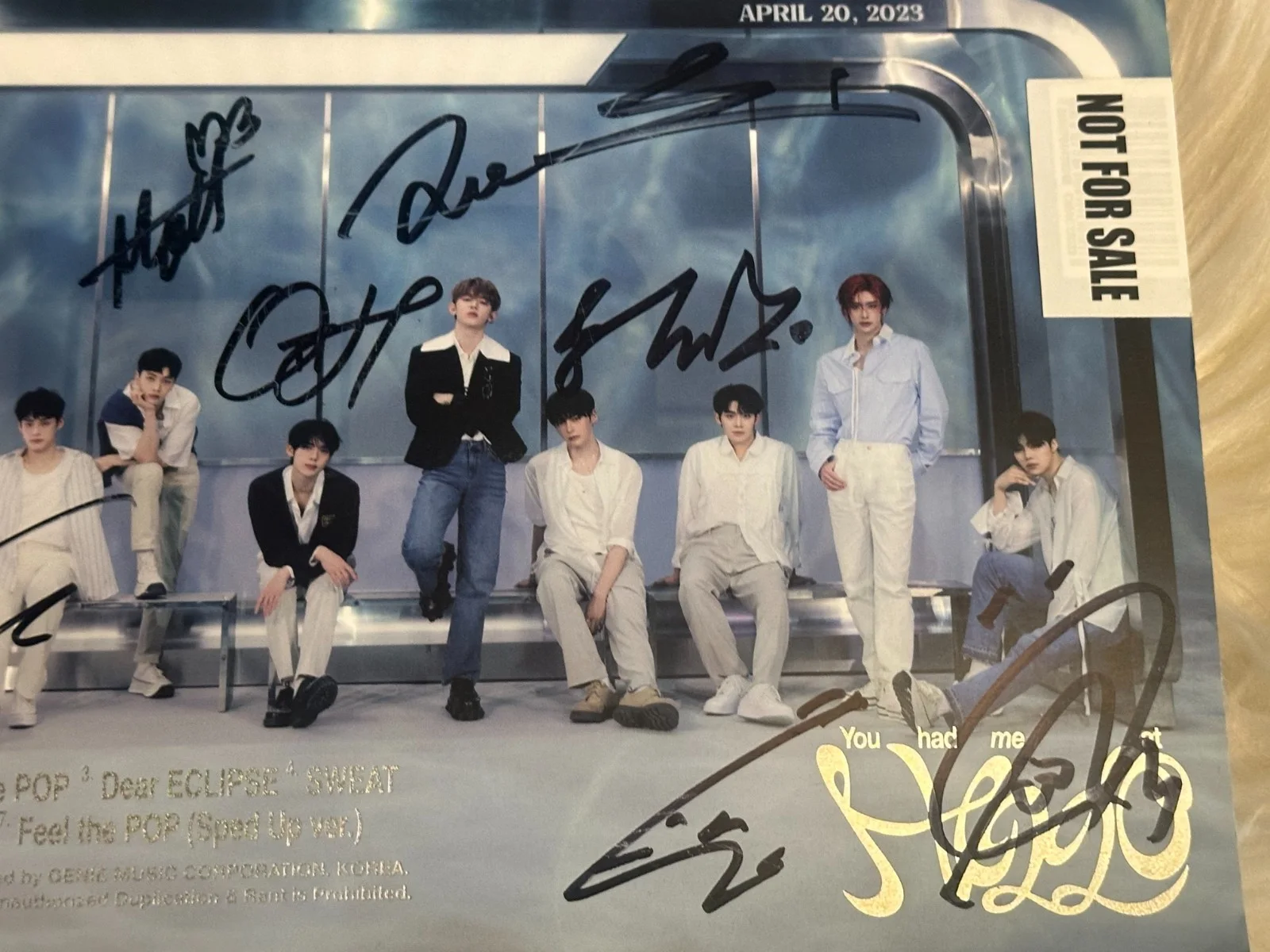 ZB1 [ZEROBASE ONE] - ALL MEMBER Autograph(Signed) PROMO ALBUM KPOP, image 3