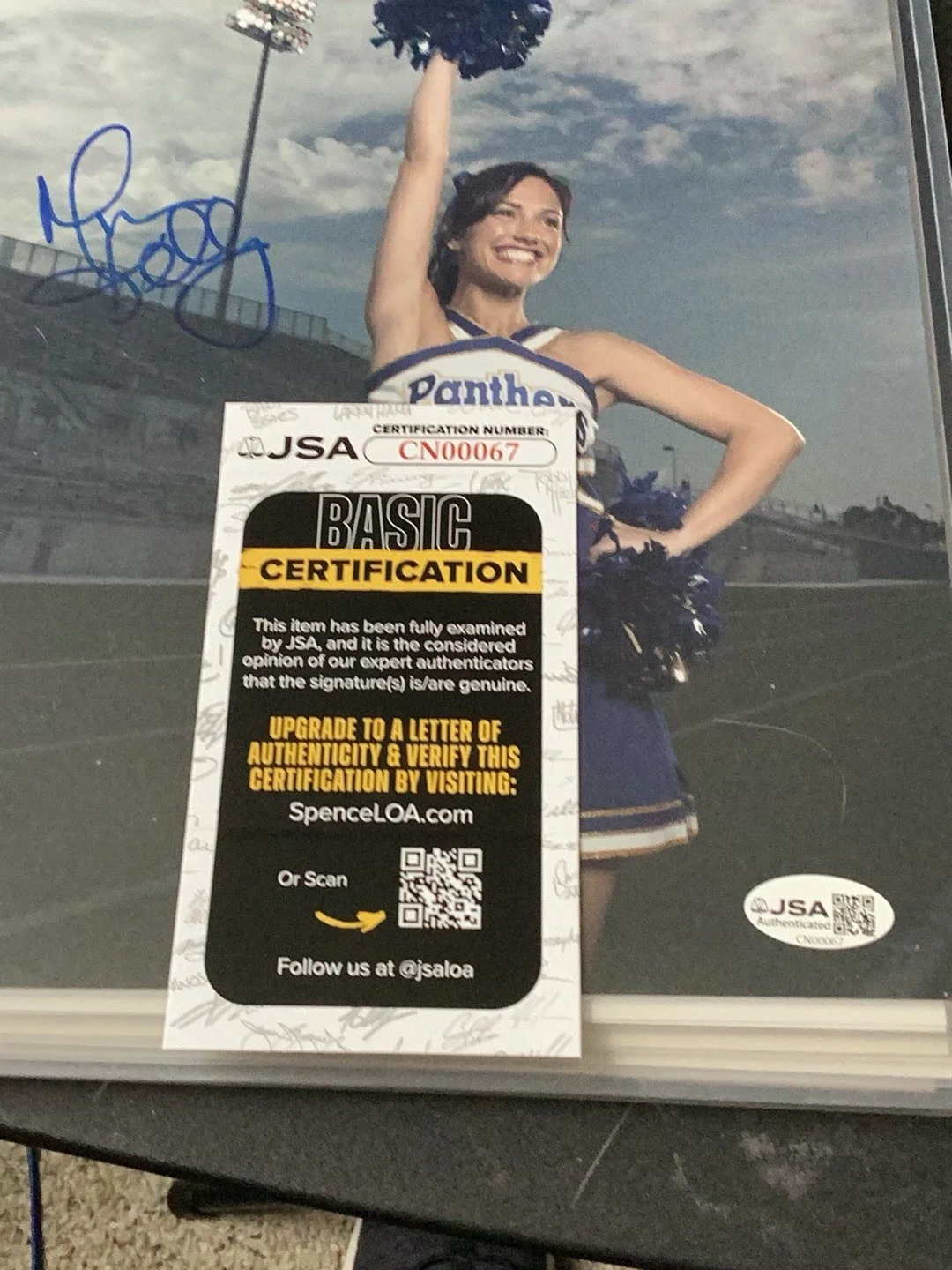 Minka Kelly Friday Night Lights Autographed Signed 8x10 JSA, image 3