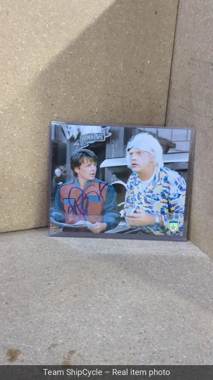 Michael J. Fox — MICHAEL J FOX Signed 8x10 Official Pix Photo Back to the Future 2 BAS BT G2U, изображение 4