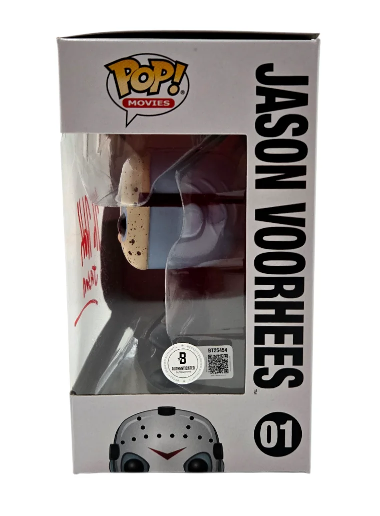 Kane Hodder — Kane Hodder Signed Funko Jason Friday the 13th Autograph Horror Beckett COA 54, изображение 2