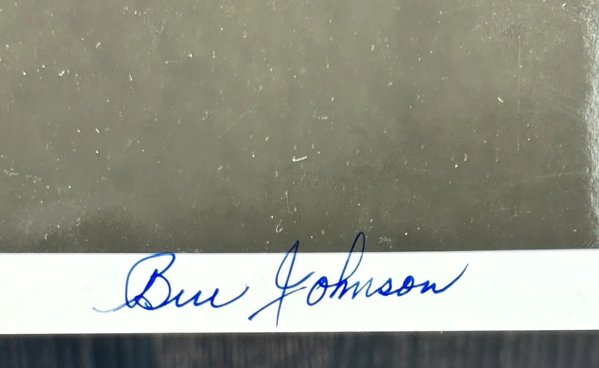 Ben Johnson — BEN JOHNSON HAND SIGNED 8x10 PHOTO Original Actor Autograph JSA COA WAGON MASTER, image 3