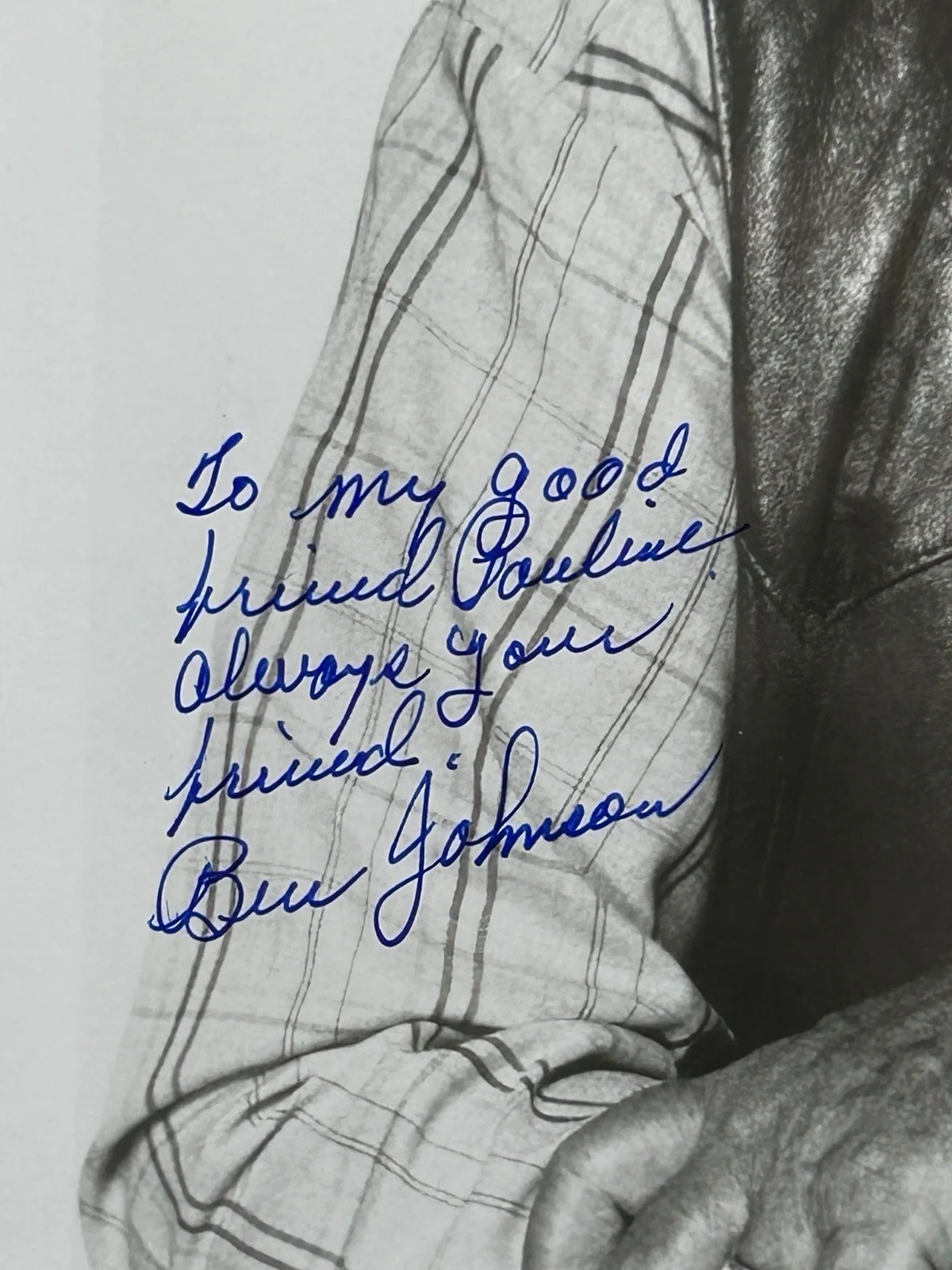 Ben Johnson — BEN JOHNSON SIGNED PHOTO Autograph JSA COA THE LAST PICTURE SHOW Academy Winner, image 3