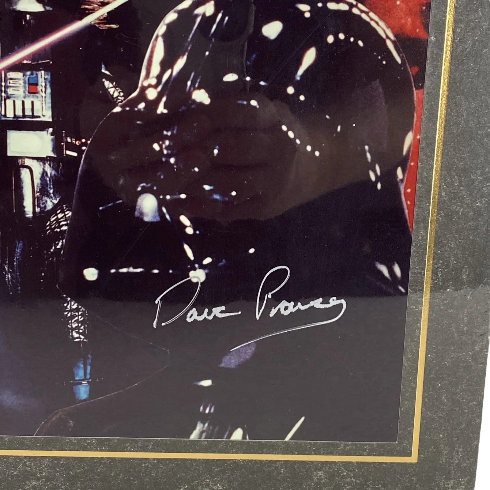 David Prowse — David Prowse Darth Vader Autographed Picture Sealed In Plastic Signed, image 2