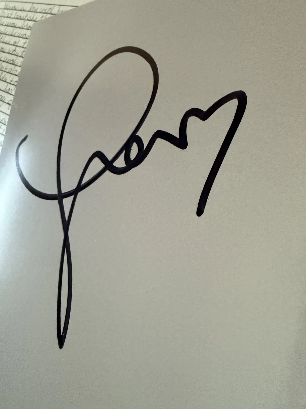 Taylor Swift Signed Vinyl The Tortured Poets Department TTPD With Heart, image 3