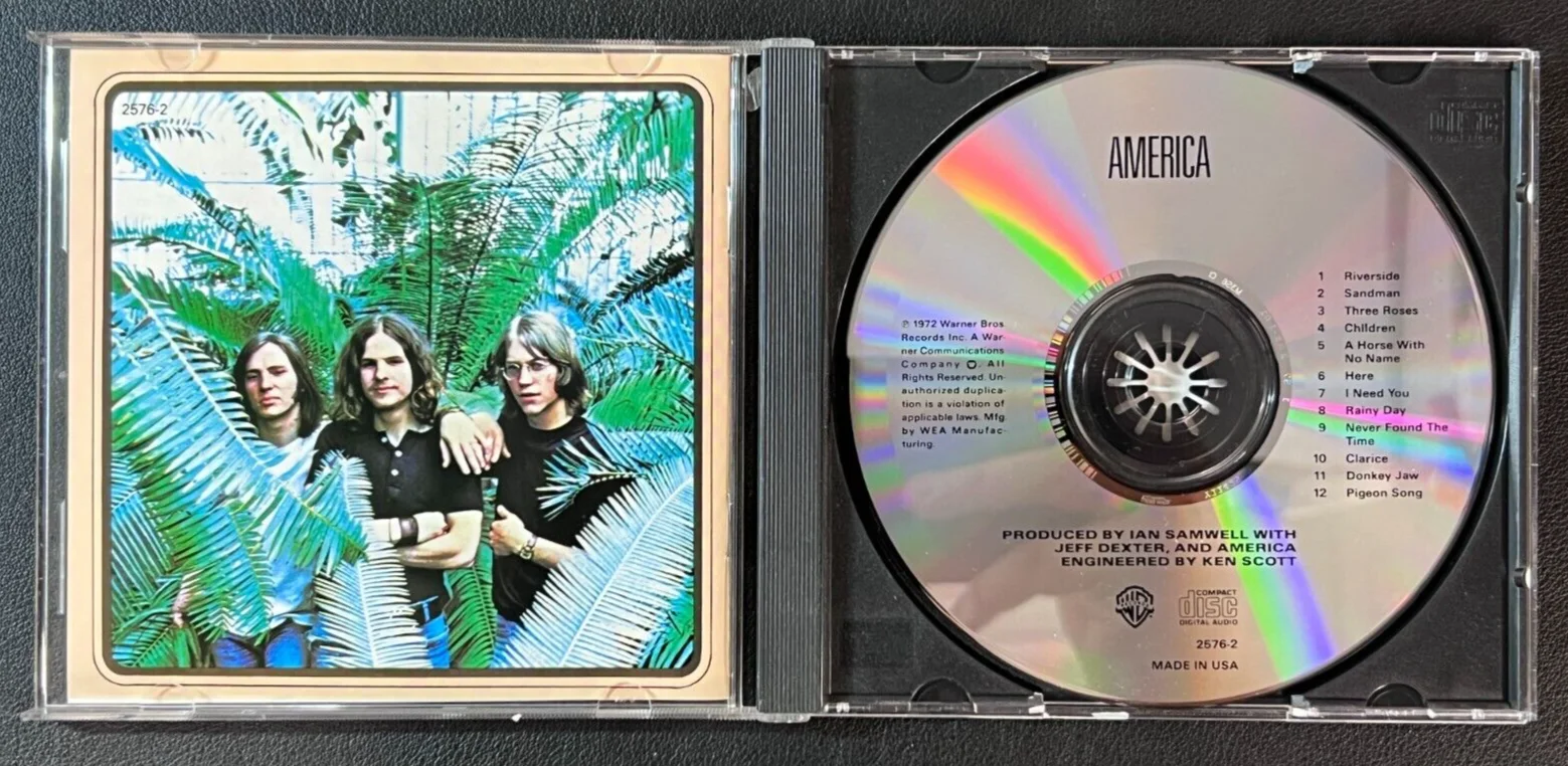 America — Dewey Bunnell & Gerry Beckley Signed Ticket AUTOS 'America' Rock Band w/CD WOW!, изображение 2